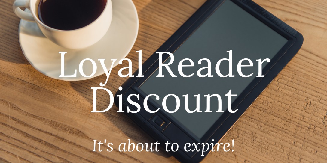 loyal reader discount blogger header
