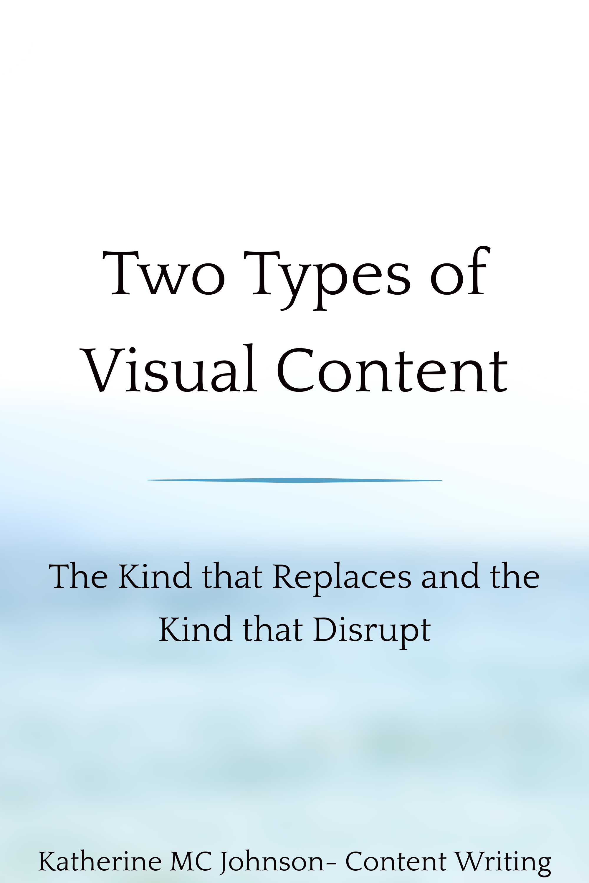 types of visual content Pinterest graphic